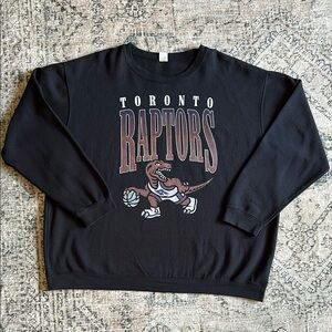 Vintage Toronto Raptors Black Crewneck Sweater